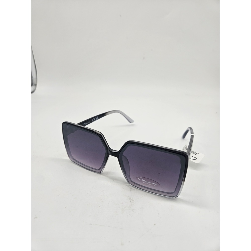 Circus By Sam Edelman Black Square Oversized Sunglasses